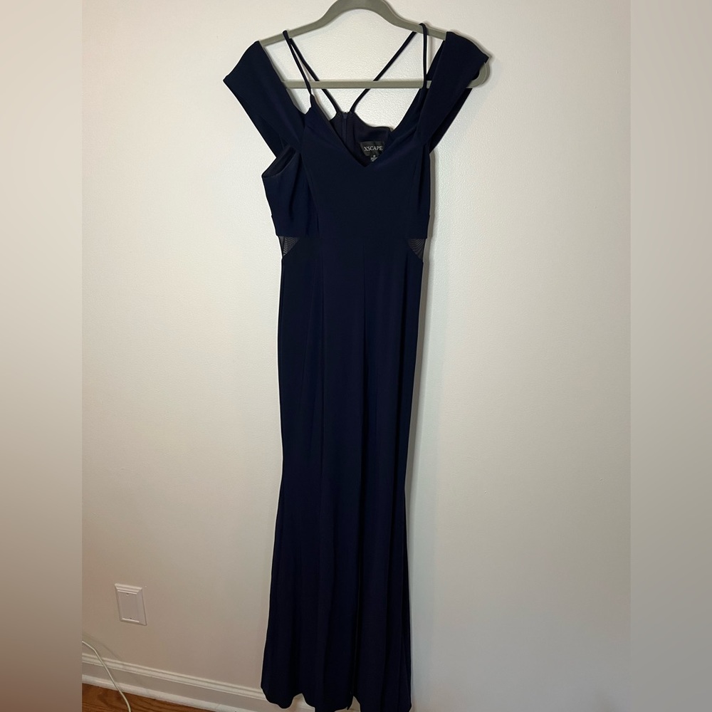 Navy Blue Van Maur Dress